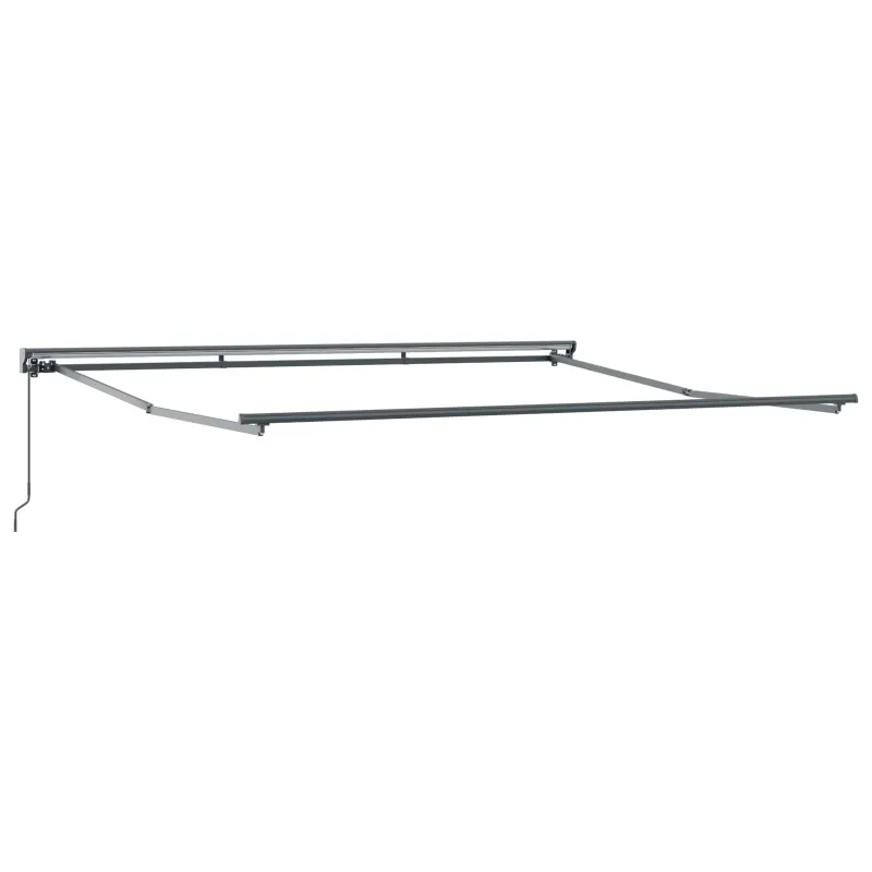 Markizės rėmas Geltona ir balta 350 x 250 cm