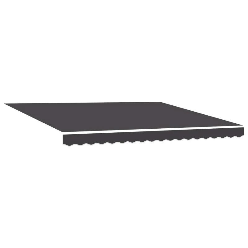 Markizės rėmas Geltona ir balta 350 x 250 cm