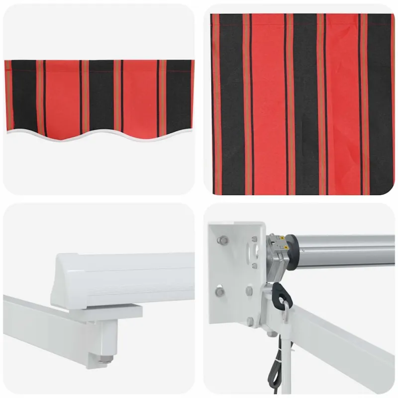 Pavėsinė Oranžinė ir ruda 350 x 250 x 165 cm Poliesteris