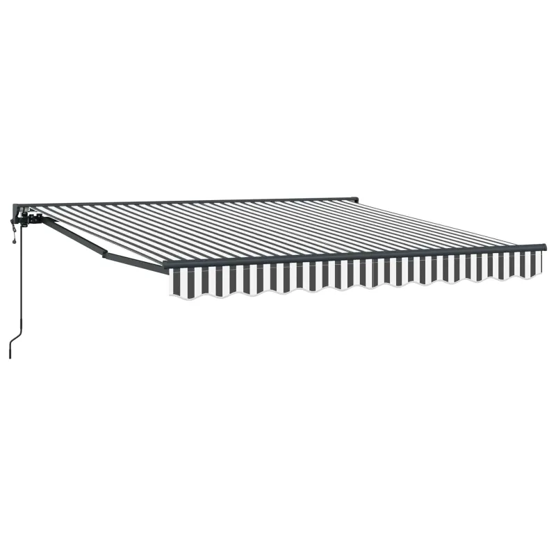 Markizės rėmas Antracito ir baltos 350 x 250 cm