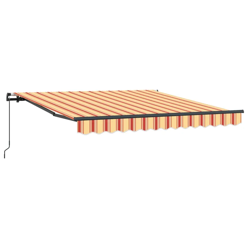 Ištraukiama markizė Geltona ir Oranžinė 350 x 250 cm