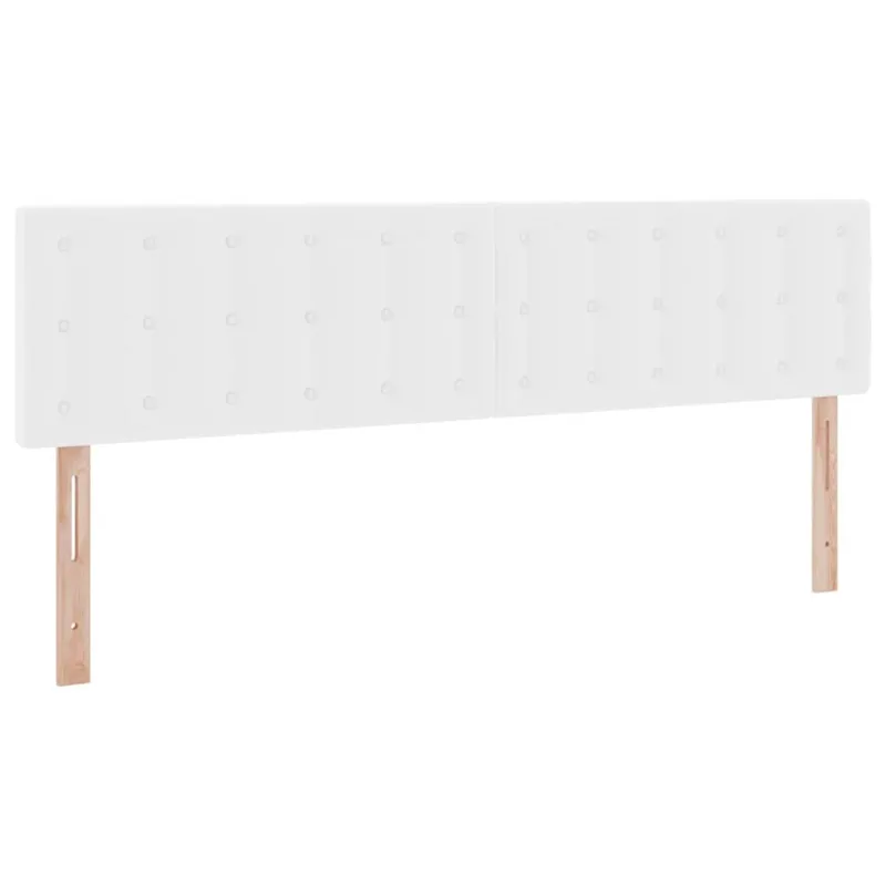Lova su daiktų laikymo vieta ir LED Švari balta 180 x 200 cm