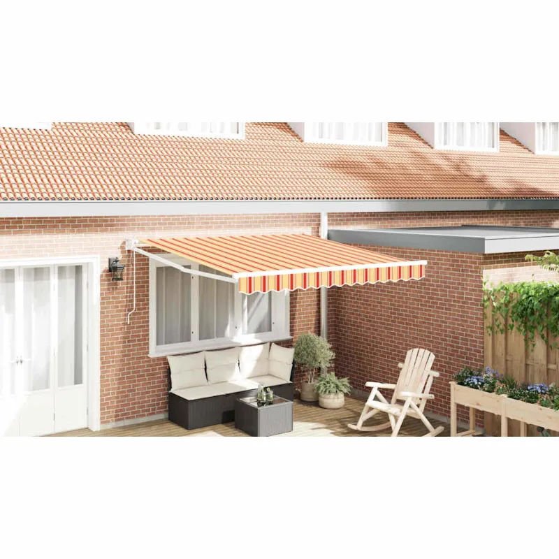 Pavėsinė Geltona ir Oranžinė 350 x 250 x 165 cm Poliesteris