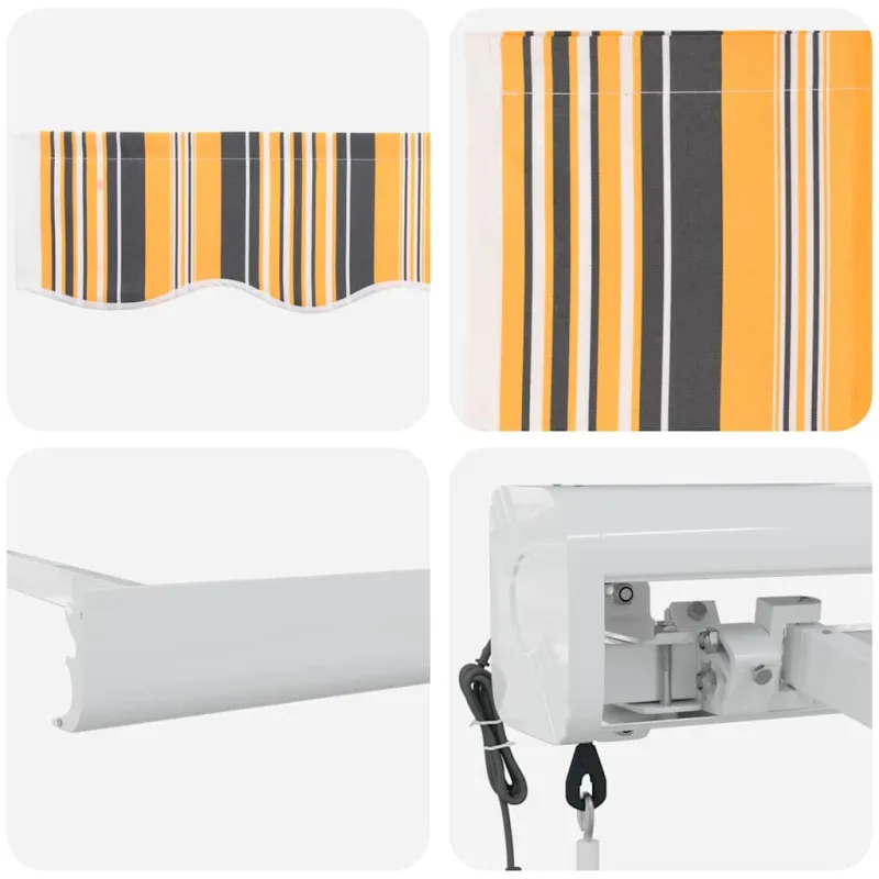 Pavėsinė Įvairiaspalvis 350 x 250 cm Poliesteris ir aliuminis