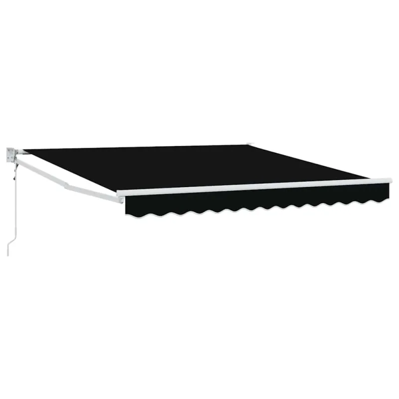 Ištraukiama markizė Juoda 350 x 250 cm audinys