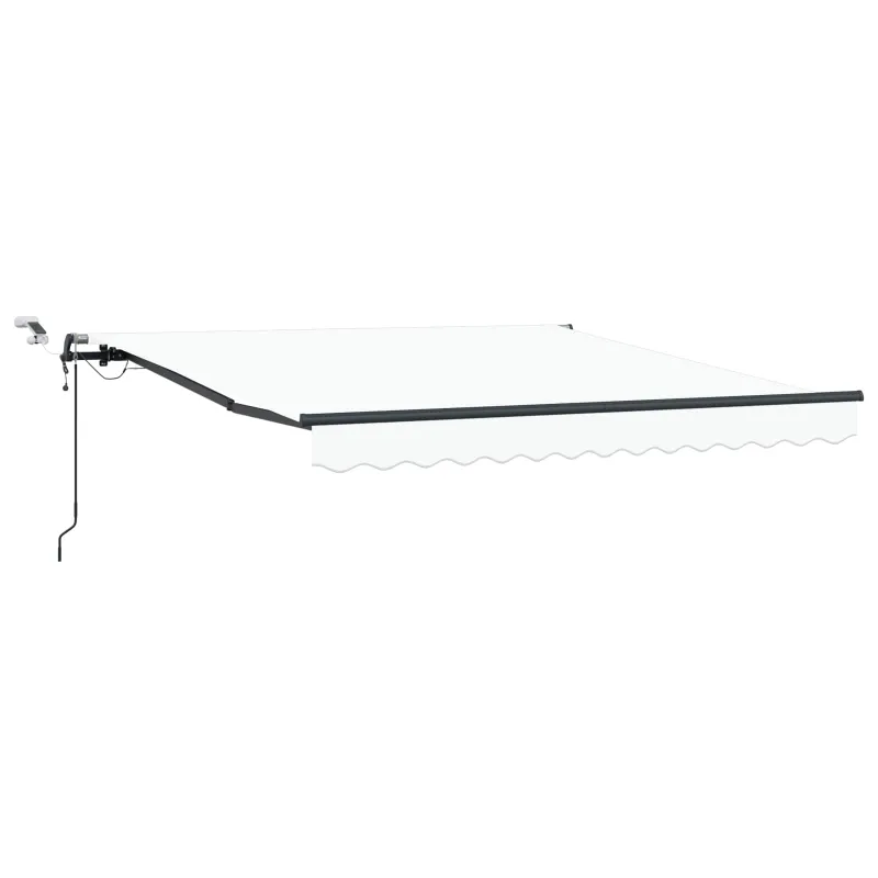 Skėtis Audinys Balta 350 x 250 cm Poliesteris