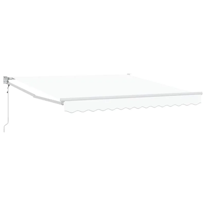 Ištraukiama markizė Balta 350 x 250 cm Poliesteris ir aliuminis