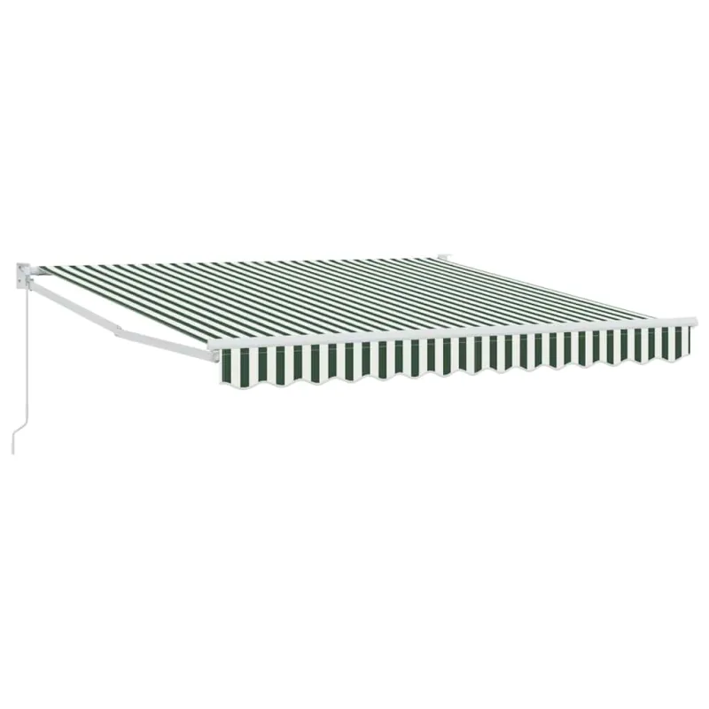 Ištraukiama markizė Žalia ir balta 350 x 250 cm