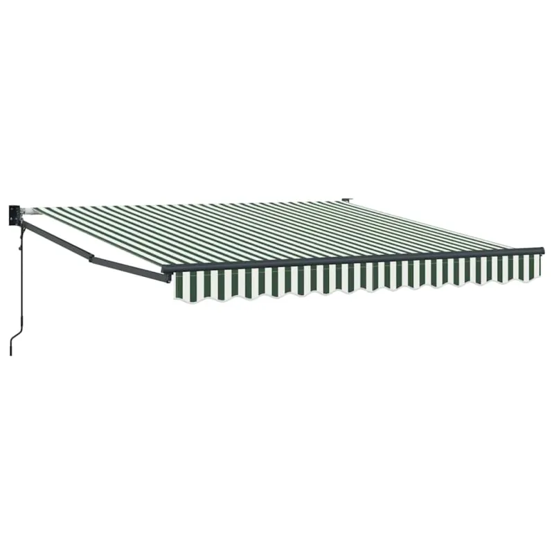 Ištraukiama markizė Žalia ir balta 350 x 250 cm