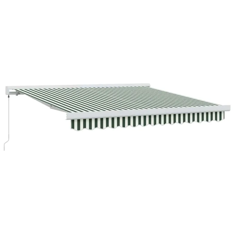 Ištraukiama markizė Žalia ir balta 350 x 250 cm