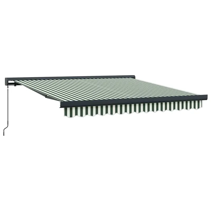 Ištraukiama markizė Žalia ir balta 350 x 250 cm