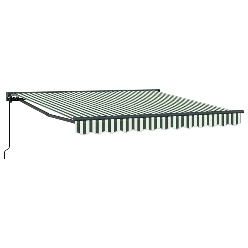 Markizės rėmas Žalia ir balta 350 x 250 cm