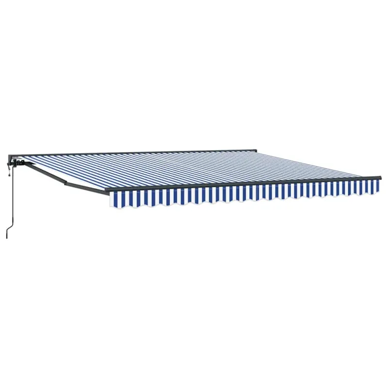 Markizės rėmas Mėlyna ir balta 400 × 300 cm