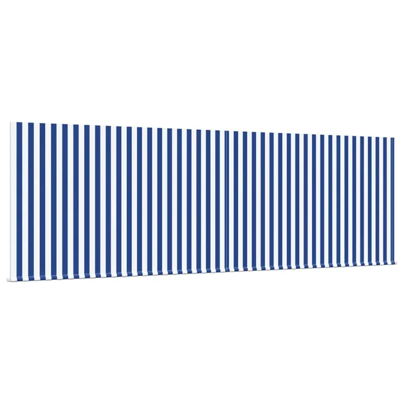 Ištraukiama markizė Mėlyna ir balta 400 × 300 cm
