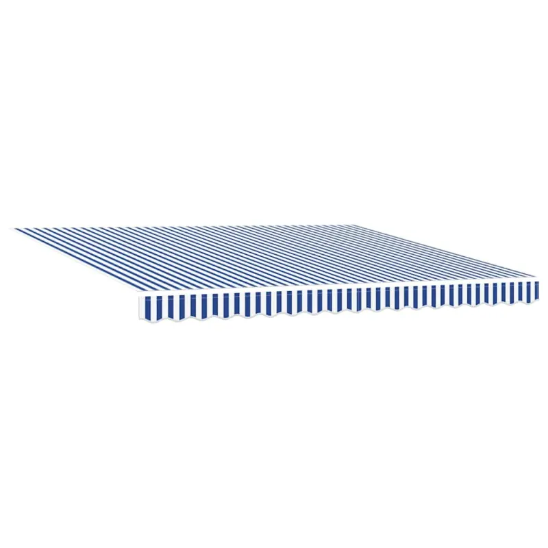 Ištraukiama markizė Mėlyna ir balta 400 × 300 cm