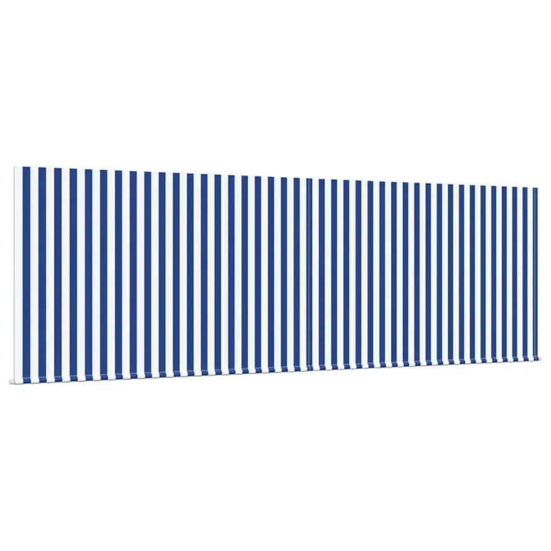 Ištraukiama markizė Mėlyna ir balta 400 × 300 cm