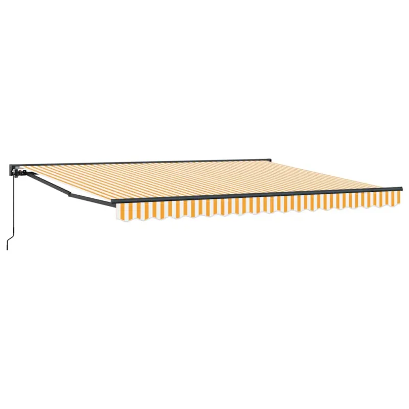 Markizės rėmas Geltona ir balta 400 × 300 cm