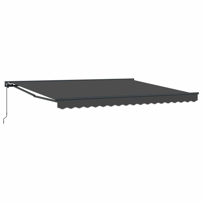 Markizės rėmas Antracitas 400 × 300 cm Poliesteris su PU danga