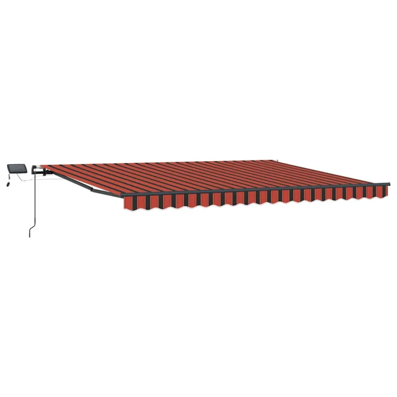 Ištraukiama markizė oranžinė ir ruda 400 ×300 cm audinys