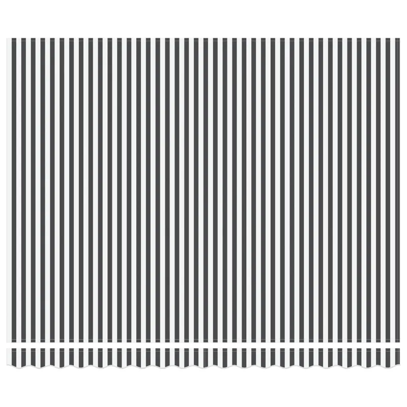 Markizės rėmas Antracito ir baltos 400 × 300 cm