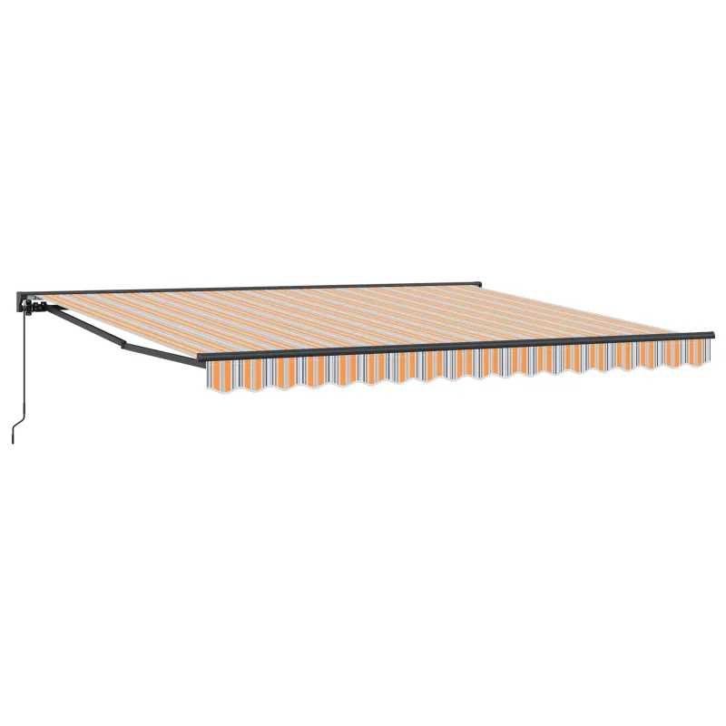 Markizės rėmas Mėlynas ir Oranžinis 400 × 300 cm