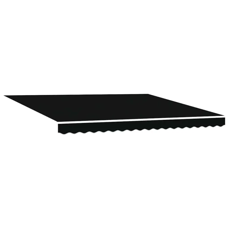 Ištraukiama markizė Juoda 400 × 300 cm Poliesteris ir aliuminis
