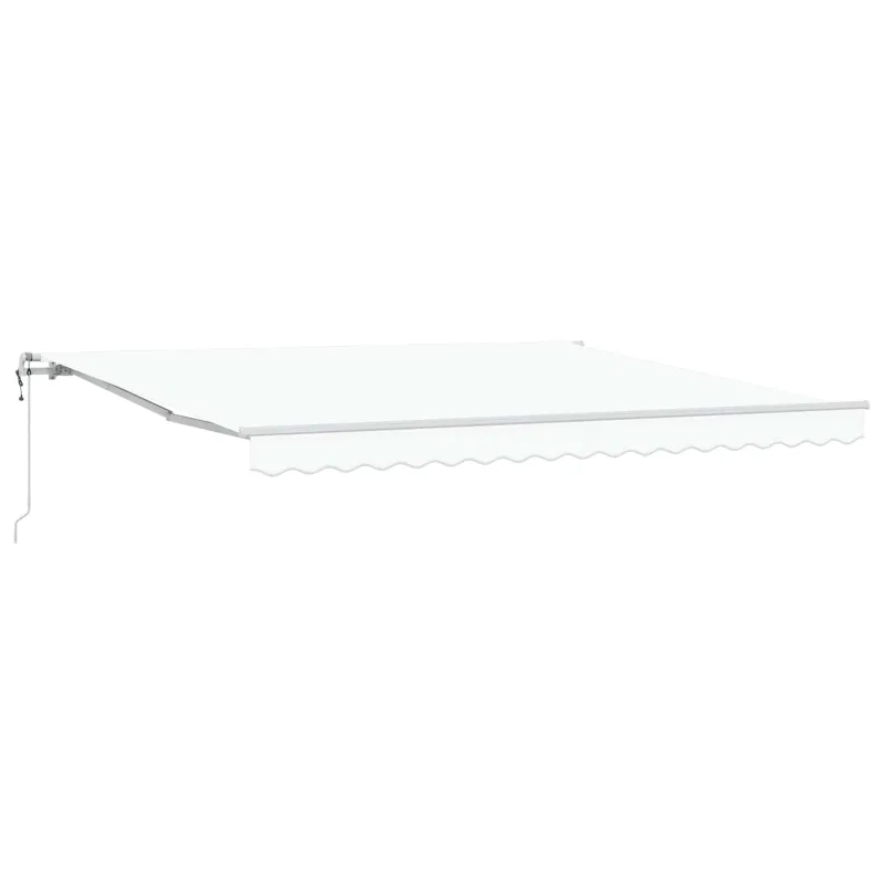 Elektrinė ištraukiama pavėsinė Baltas 400 × 300 cm