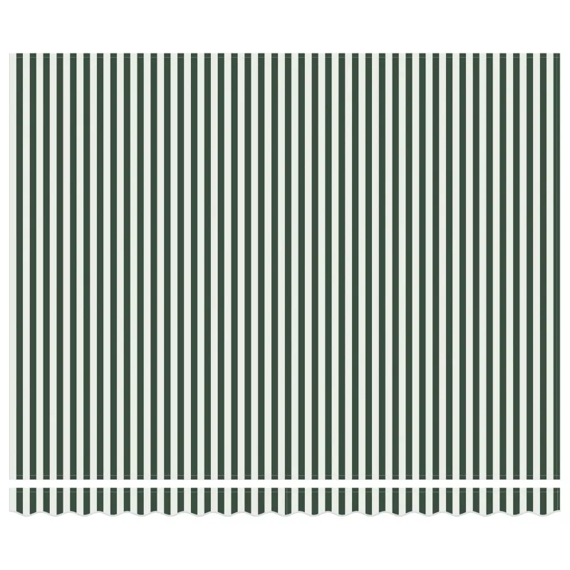 Ištraukiama markizė Žalia ir balta 400 × 300 cm
