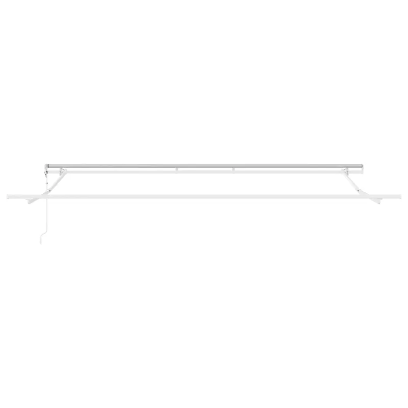 Elektrinė ištraukiama pavėsinė Žalia ir balta 400 × 300 cm