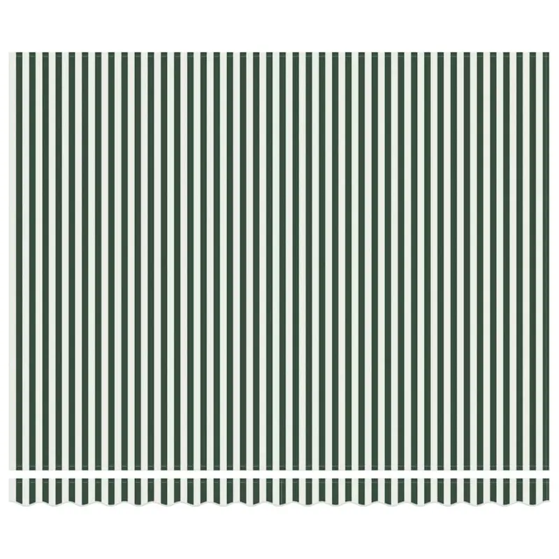 Ištraukiama markizė Žalia ir balta 400 ×300 cm audinys