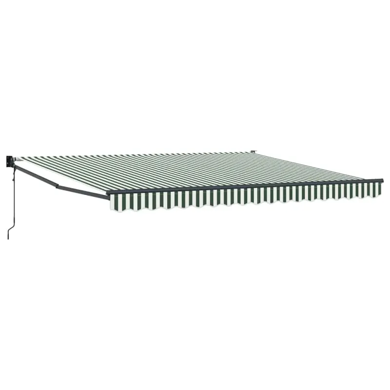 Ištraukiama markizė Žalia ir balta 400 × 300 cm