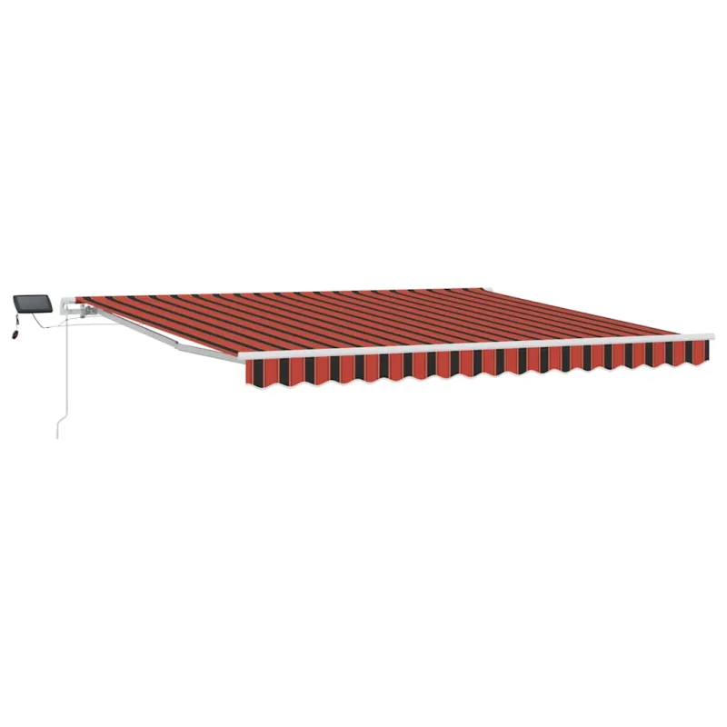Ištraukiama markizė oranžinė ir ruda 400 × 300 cm