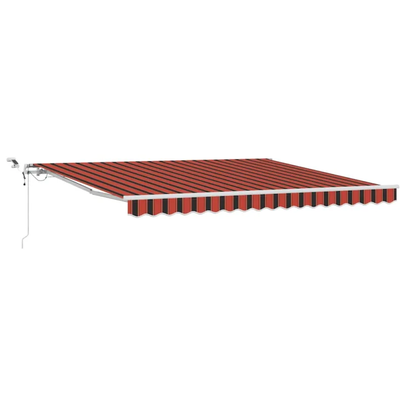 Ištraukiama markizė Oranžinė ir ruda 400 × 350 cm