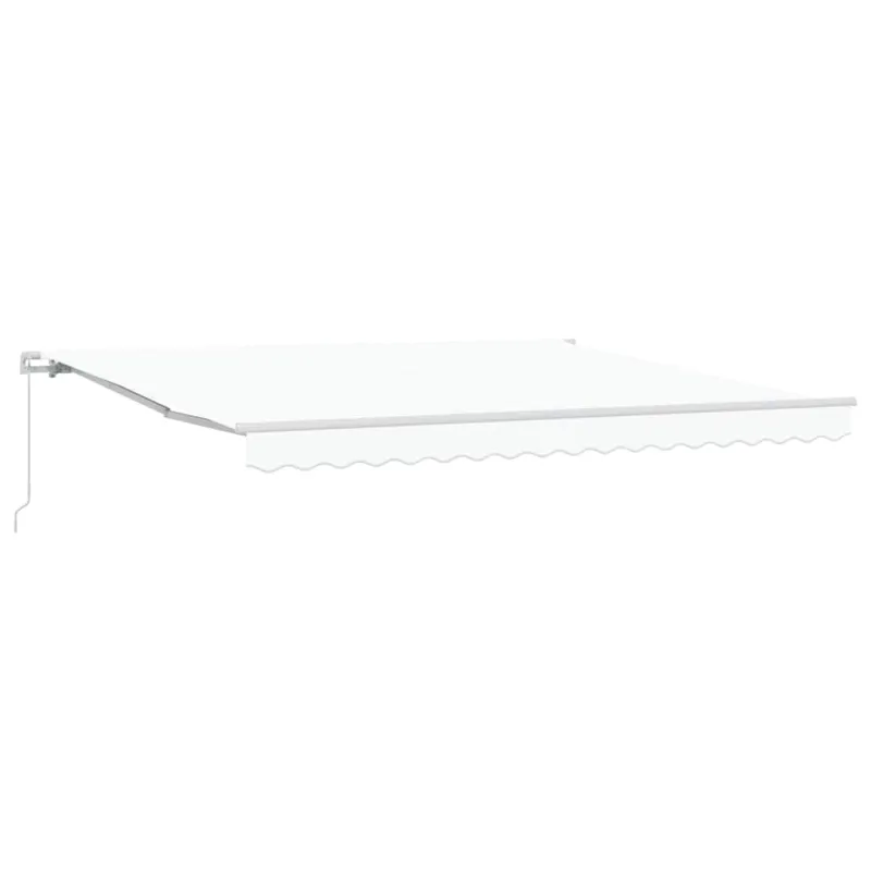 Pavėsinė Balta 400 x 350 x 165 cm Poliesteris ir Metalas