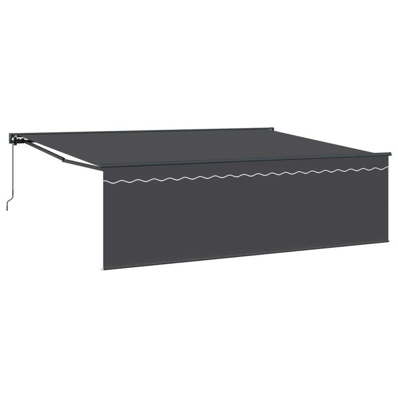 Ištraukiama markizė Antracitas 450 × 300 cm