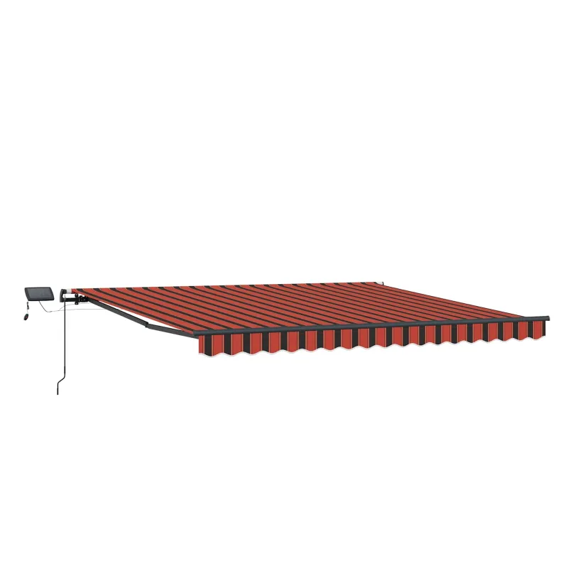 Ištraukiama markizė oranžinė ir ruda 450 ×300 cm audinys