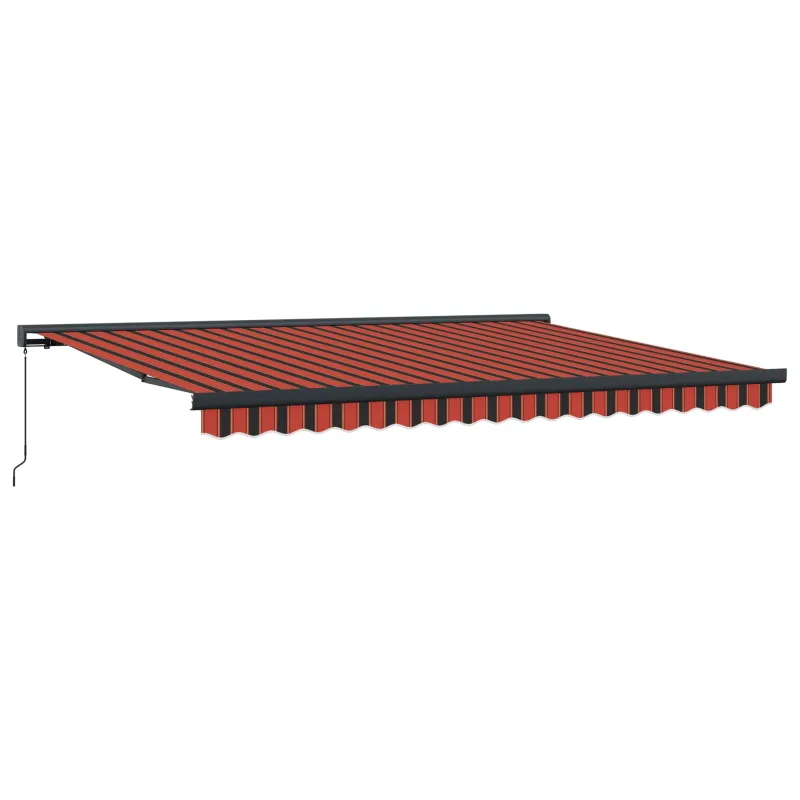 Ištraukiama markizė Raudona ir Juoda 450 × 300 cm