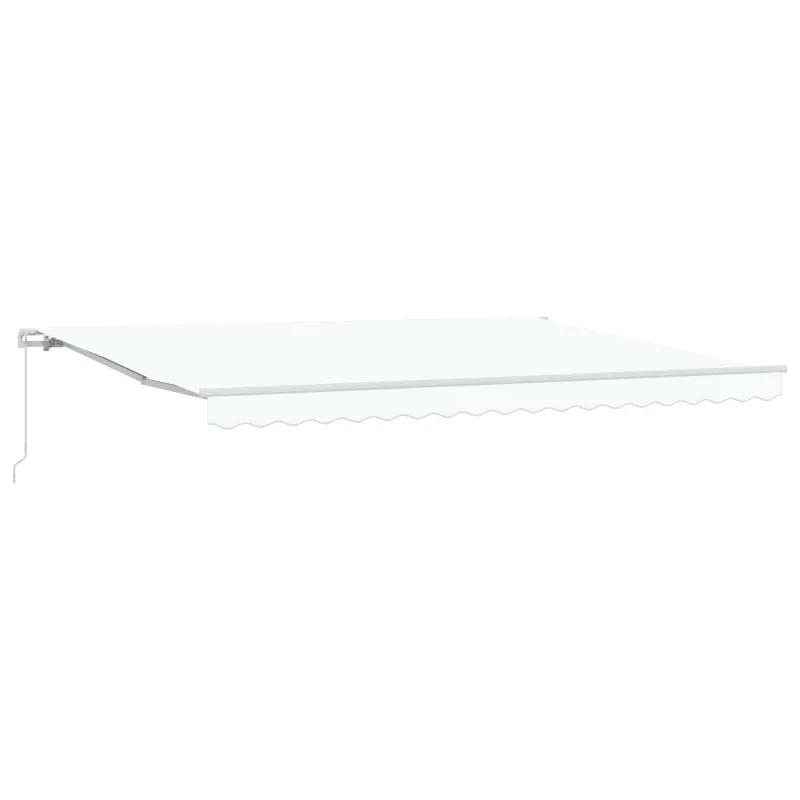 Pavėsinė Balta 450 x 300 x 165 cm Poliesteris ir Metalas