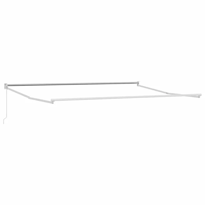 Pavėsinė Balta 450 x 300 x 165 cm Poliesteris ir Metalas