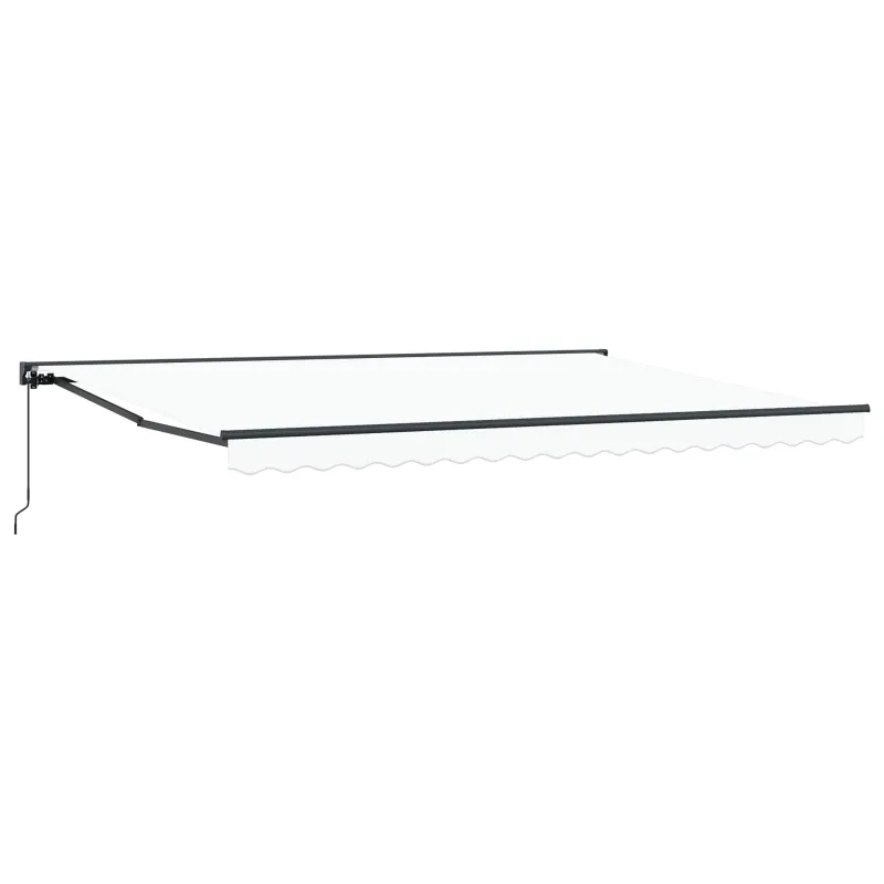 Markizės rėmas Baltas 450 × 300 cm Poliesteris su PU danga