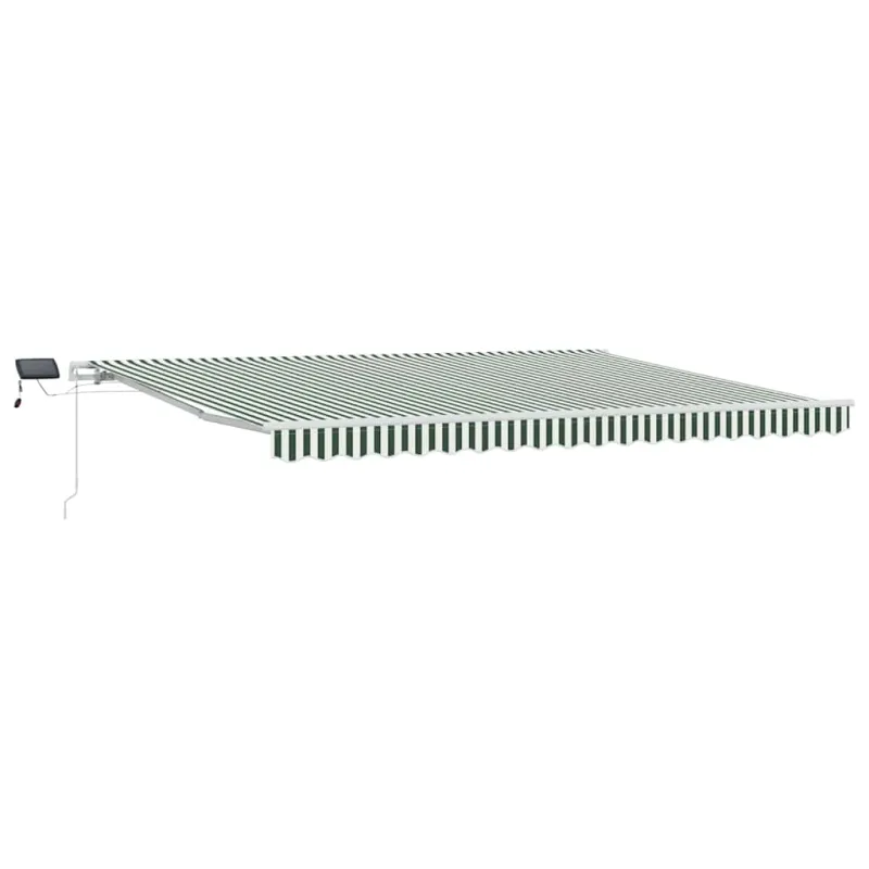 Ištraukiama markizė Žalia ir balta 450 × 300 cm