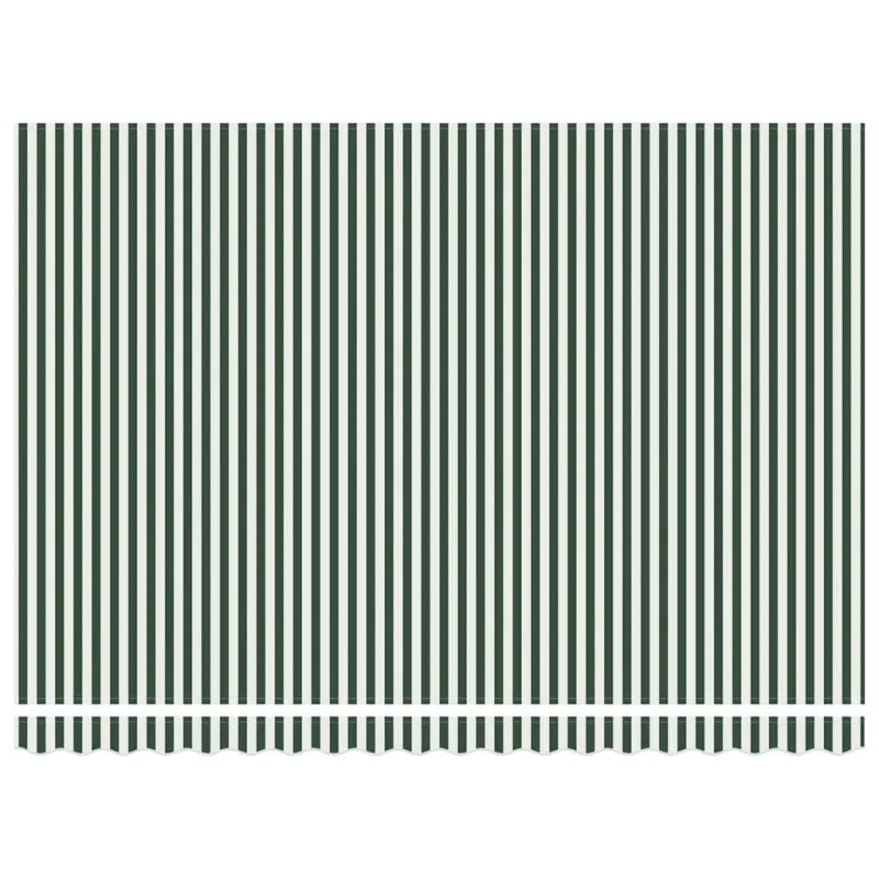 Ištraukiama markizė Žalia ir balta 450 × 300 cm