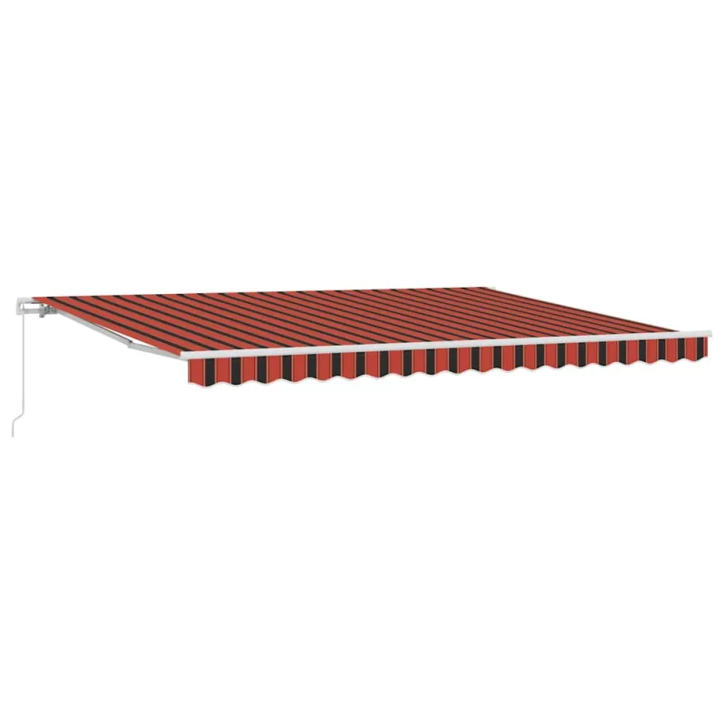 Pavėsinė Oranžinė ir ruda 450 x 350 x 165 cm Poliesteris