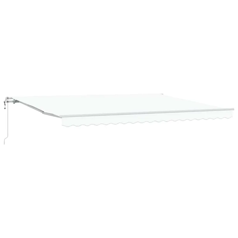 Elektrinė ištraukiama pavėsinė Baltas 450 × 350 cm