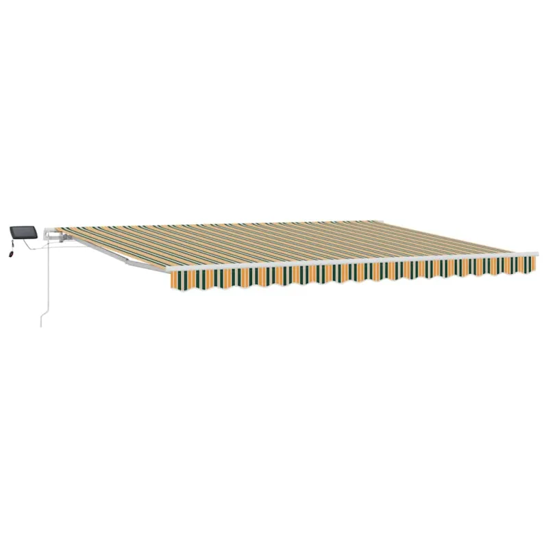 Ištraukiama markizė Žalia ir geltona 450 × 350 cm