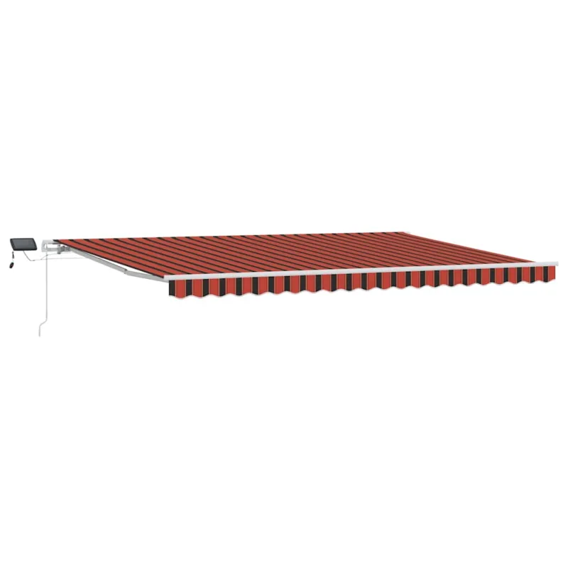 Ištraukiama markizė oranžinė ir ruda 500 × 300 cm
