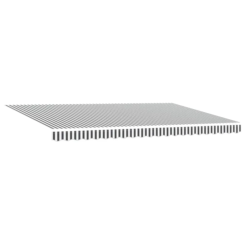 Markizės rėmas Antracito ir baltos 500 × 300 cm