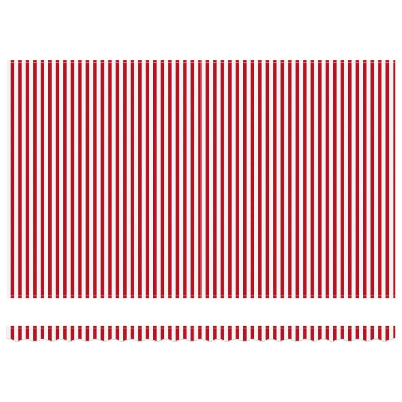Ištraukiama markizė Raudona ir balta 500 ×300 cm audinys