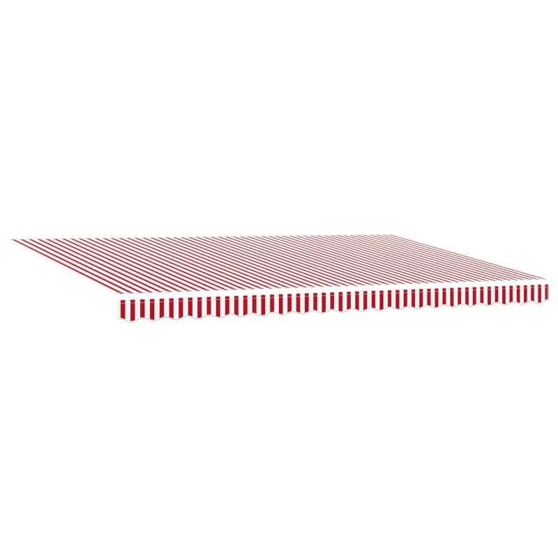 Markizės rėmas Raudona ir balta 500 × 300 cm