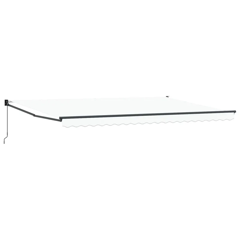 Pavėsinė Balta 500 × 300 cm Poliesteris ir Metalas